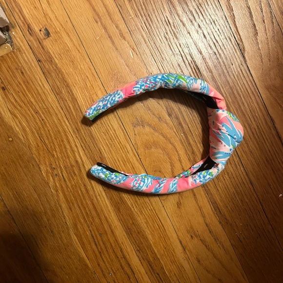 Lele Sadoughi x Lilly Pulitzer Headband - Pink and Blue - Picture 1 of 4